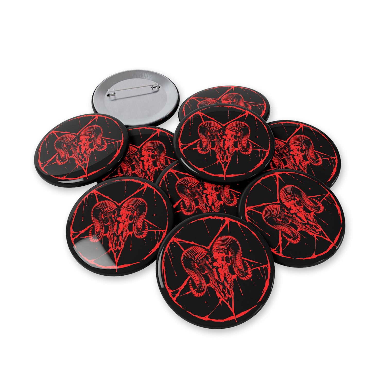 Baphomet Button ( Big )