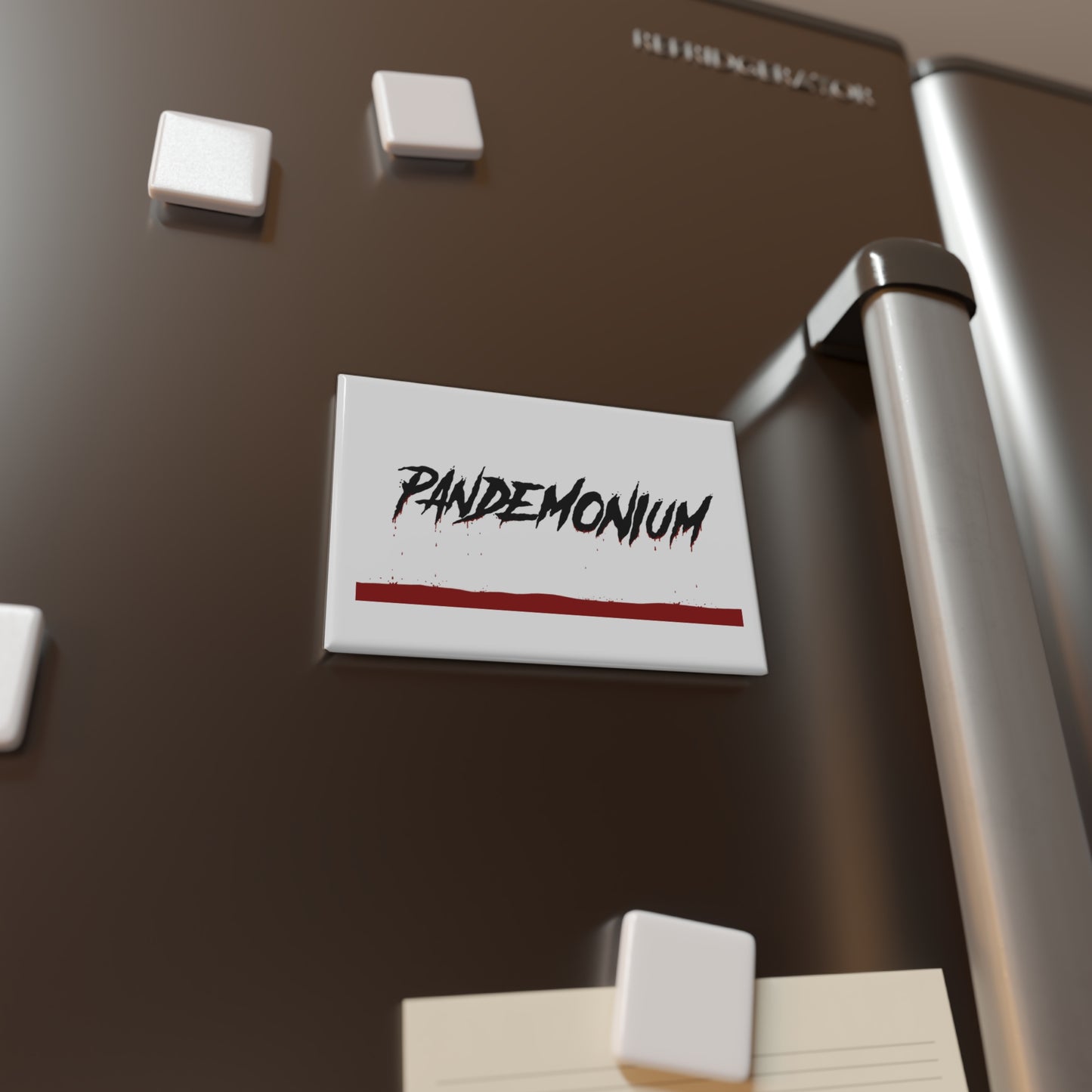 Pandemonium Fridge Magnet, Rectangle (1 & 10 pcs)