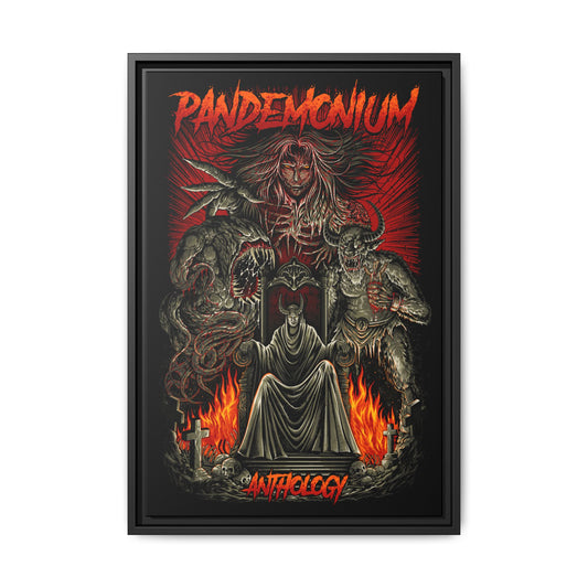 Pandemonium Anthology Masters of Horror / Framed Canvas Print