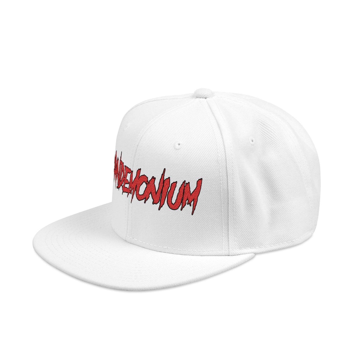 Pandemonium Embroidered Hat / Grey Undervisor