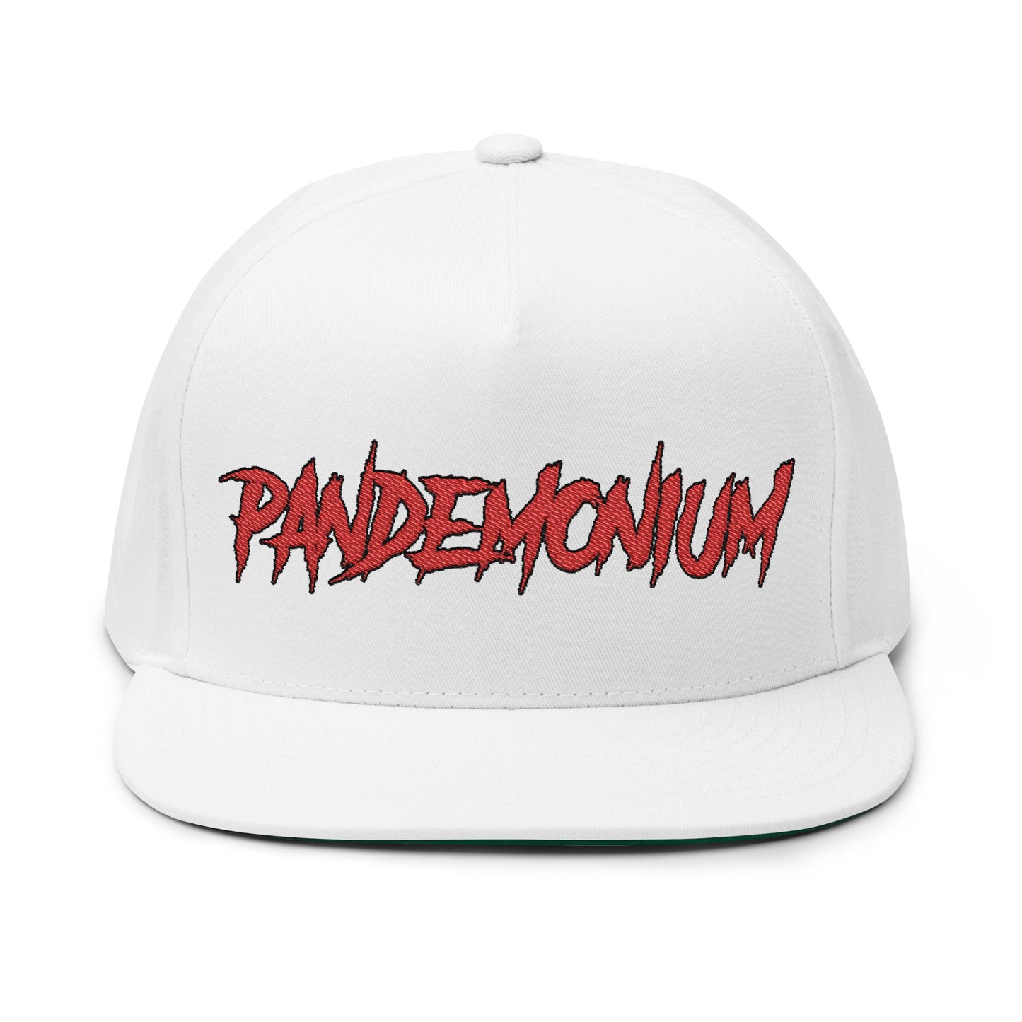 Pandemonium Embroidered Hat / Green Undervisor