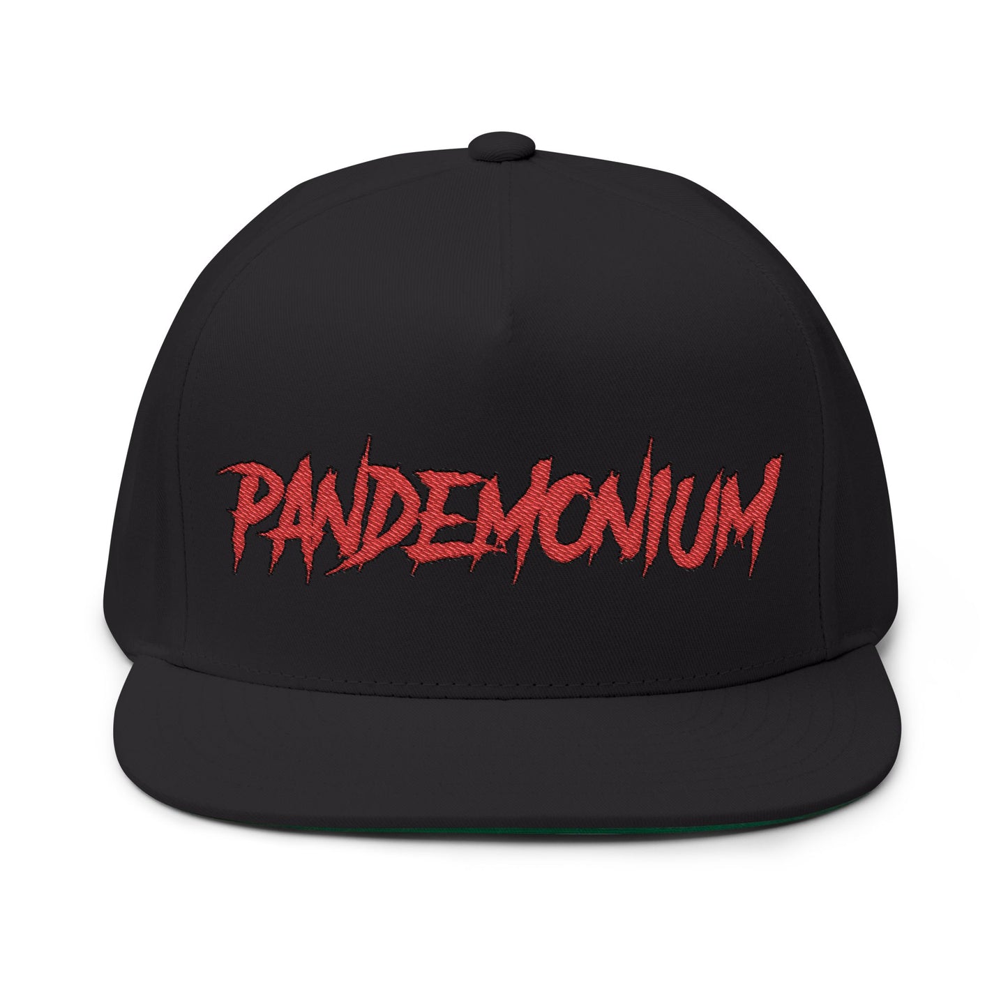 Pandemonium Embroidered Hat / Green Undervisor