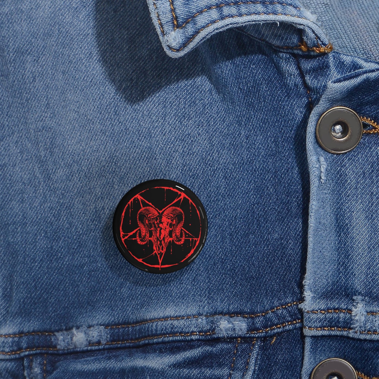 Baphomet Button ( small )